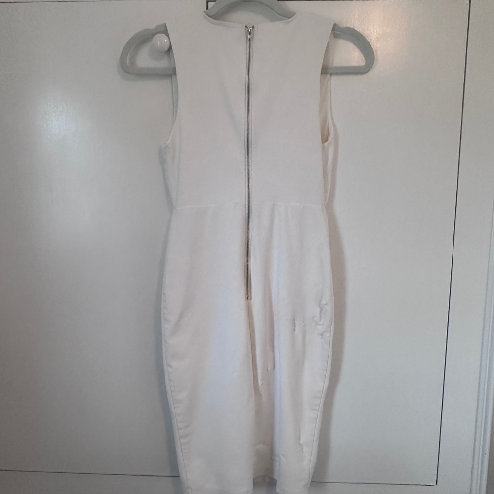 Lulus White Deep V Dress - Picture 3 of 3